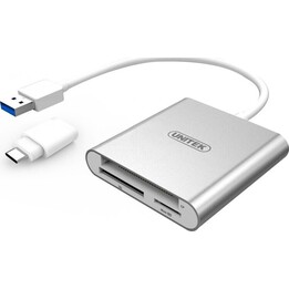 Flash card reader USB 3.0 + USB Type-C; Y-9313D
