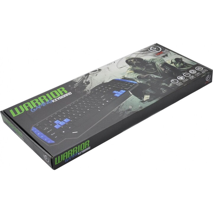 Rebeltec Warrior clavier multimédia USB noir