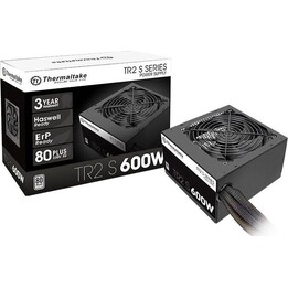 Alimentatore TR2 S Nero 600W (80+ 230V EU, 2xPEG, 120mm, Single Rail)