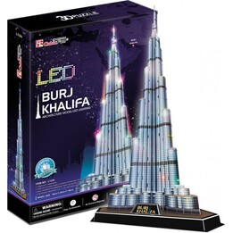 Rompecabezas 3D Burj Khalifa (Luz)