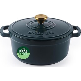 Casseruola in ghisa Salter BW13771GR Chester da 3,4 litri, 24 cm, verde