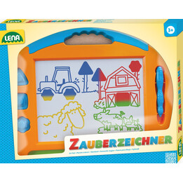 LENA Colour Zauberzeichner, grande, lavagna magnetica multicolore