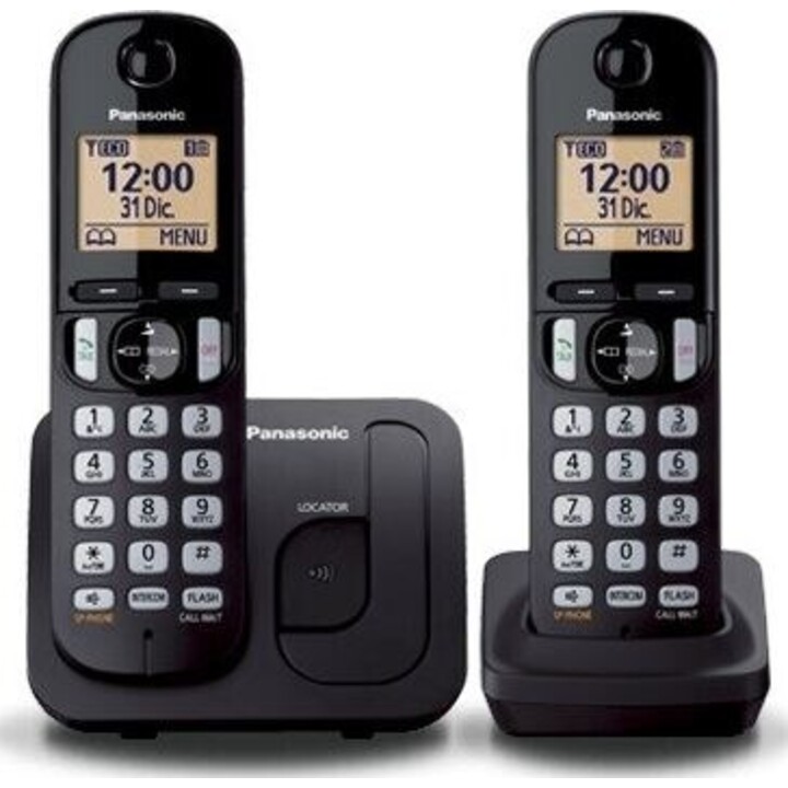 PANASONIC KX-TGC212 Dect Black kx-tgc212 pdb