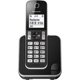 PANASONIC Phone KX-TGD 310 black KX-TGD310PDB