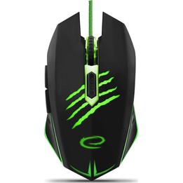 WIRED FOR PLAYERS MOUSE 6D Optical USB MX209 CLAW GREEN