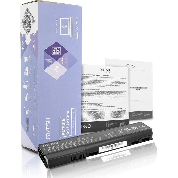 Batería para HP EliteBook 8460p, 8460w 4400 mAh (48 Wh) 10,8 - 11,1 voltios
