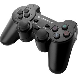 Manette de jeu à vibrations pour PC et PlayStation 3
