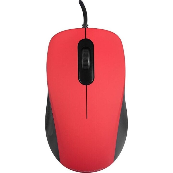 Mouse ottico wireless silenzioso M10S rosso