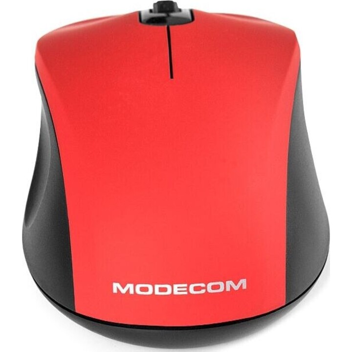 Mouse ottico wireless silenzioso M10S rosso