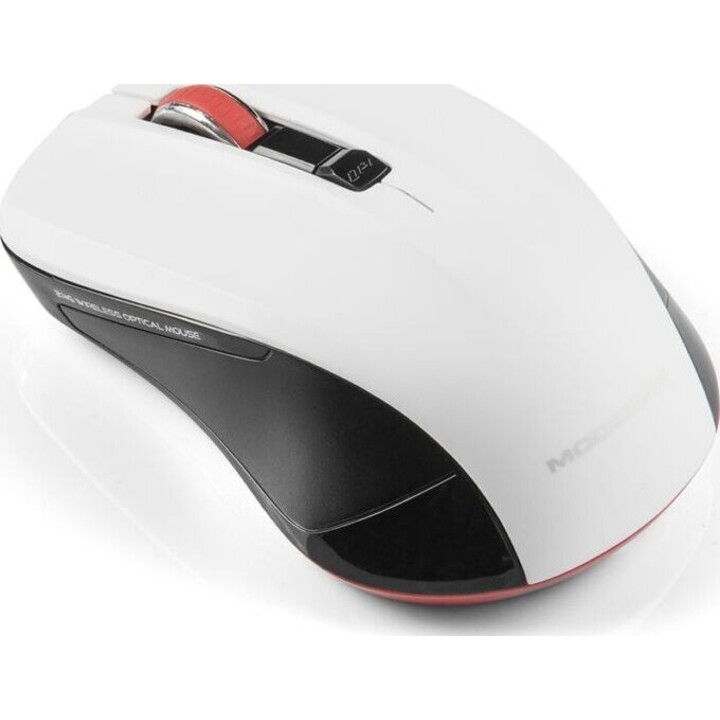 Mouse óptico sem fio WM9.1 preto e branco
