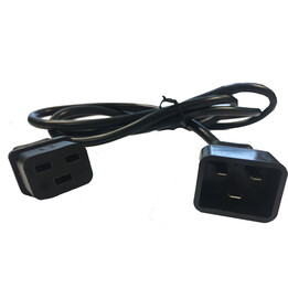 Power cord extension cord IEC 320 C19 - C20 VDE 1.8M VDE black