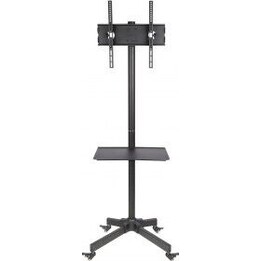 Table/chariot TV sur roulettes + poignée 23-55" 25 kg S-09