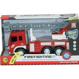 Serviço de bombeiros com som e luz.