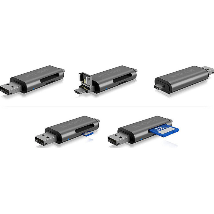 Card reader IB-CR200-C USB 2.0 Type-C,TYPE A