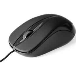 Mouse ottico nero opaco