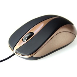 Media-Tech MT1091MO rato ótico Plano preto-dourado