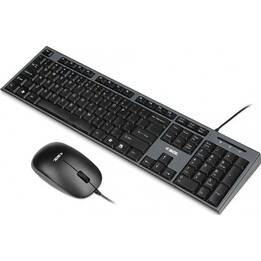 Set keyboard + mouse IKMS606 black (USB 2.0; (US); black, optical; 800 DPI)