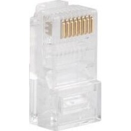 Connecteur RJ-45 8P8C cat.5E UTP (100 pièces) pour câble et fil