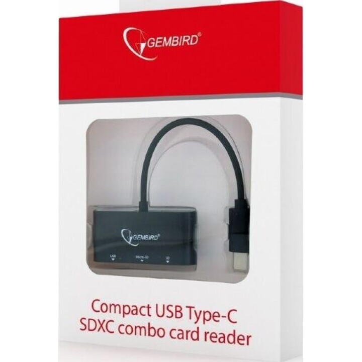 Card reader USB-C SDXC/combo/black
