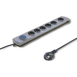 Surge protector Quick Switch 6 sockets 3m gray