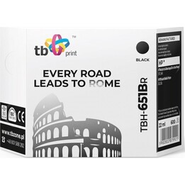 Inchiostro nero rigenerato per HP DJ 5575 TBH-651BR