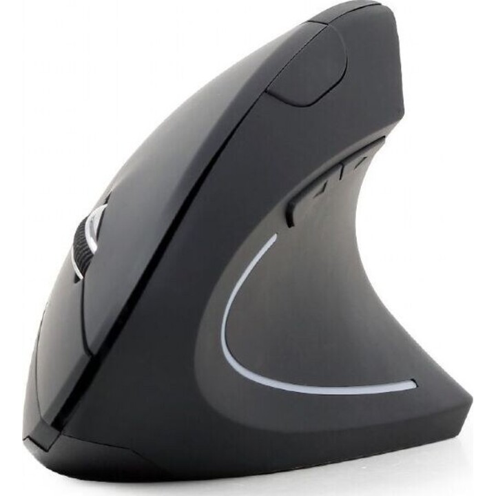 Mouse ottico wireless a 6 pulsanti, nano, nero