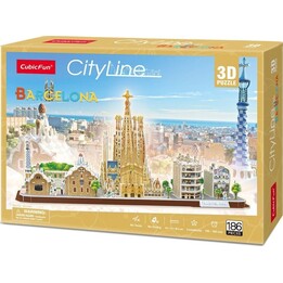City Line Barcelona 3D Puzzle