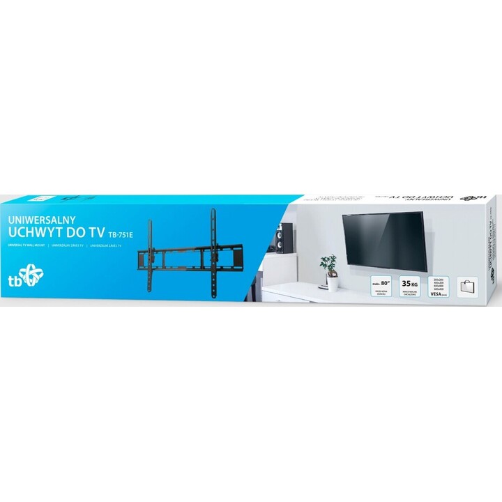 Soporte de pared para TV de hasta 80 pulgadas y 35 kg TB-751E