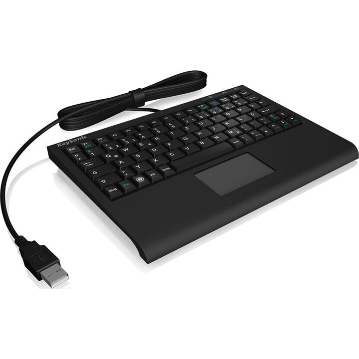 KeySonic ACK-3410 (US) keyboard Office USB US English Black