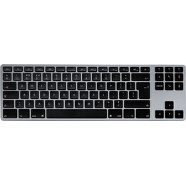 Tastiera in alluminio per Mac Tenkeyless Bluetooth Grigio siderale