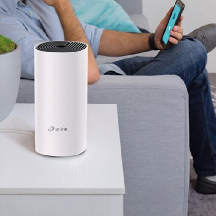 TP-Link Deco E4 (1-pack) Dual-band (2.4 GHz/5 GHz) Wi-Fi 5 (802.11ac) Bianco, Grigio Interno