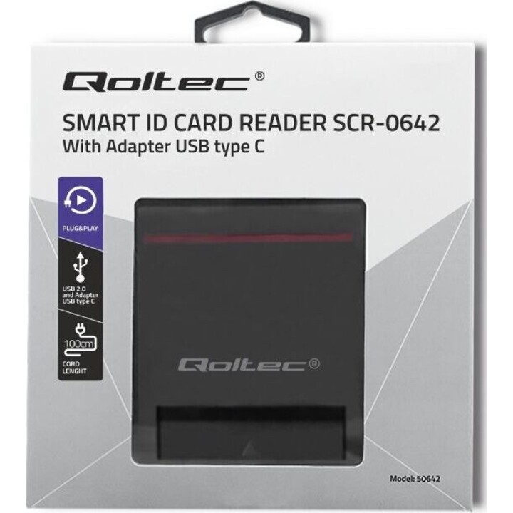 Escáner de tarjetas con chip inteligente USB 2.0 Plug&play