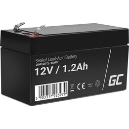 Green Cell AGM17 batterie AGM VRLA 12V 1.2Ah noire