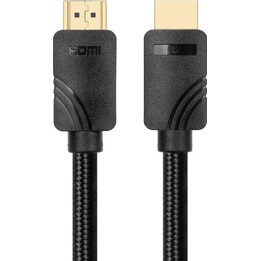 Cable HDMI Premium v 2.1 de 2 m, color negro, creado para jugadores.