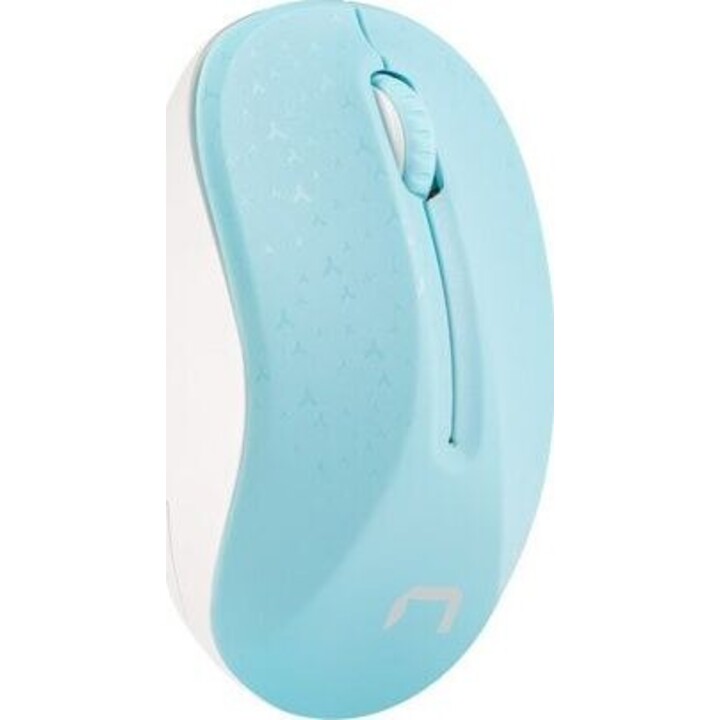 Mouse sem fio Toucan azul e branco