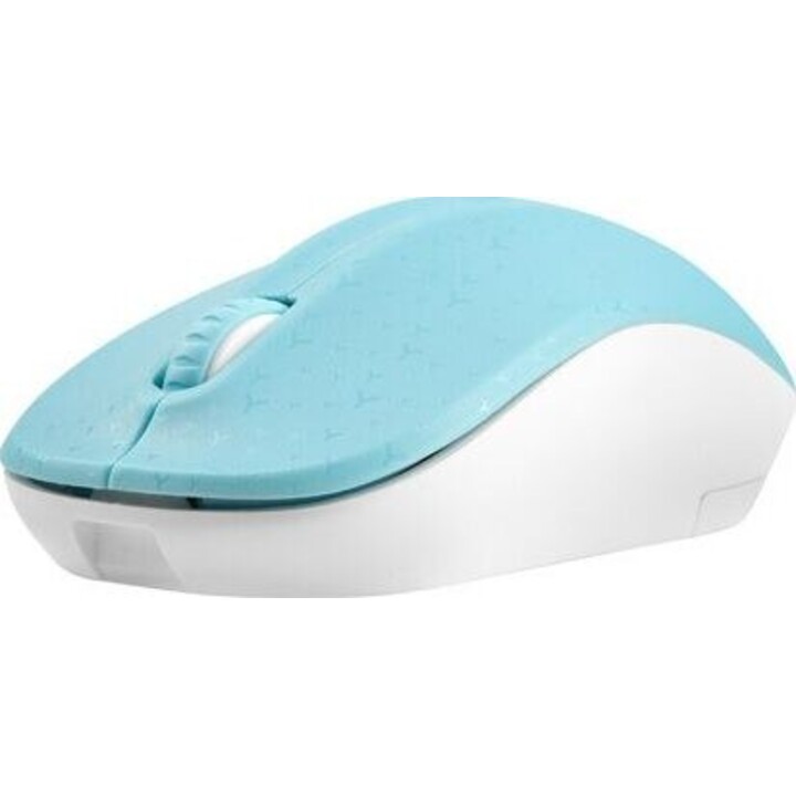 Mouse sem fio Toucan azul e branco
