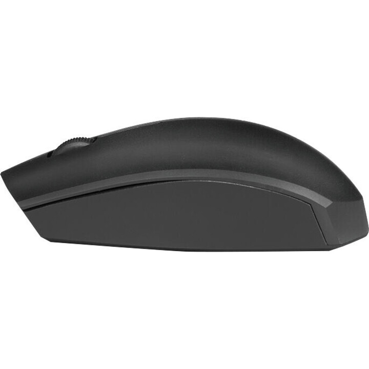 Mouse ergonomico wireless 2.4GHz, 1200dpi, nero