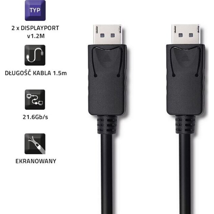 DisplayPort v1.2 männlich, 4K, 1,5 m