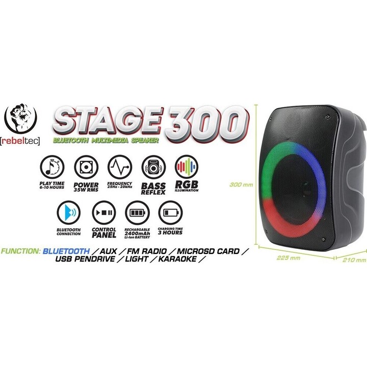 Bluetooth speaker Rebelt ec STAGE 300