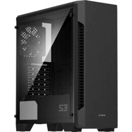 Caja para PC S3 TG ATX Mid Tower con ventilador TG x3