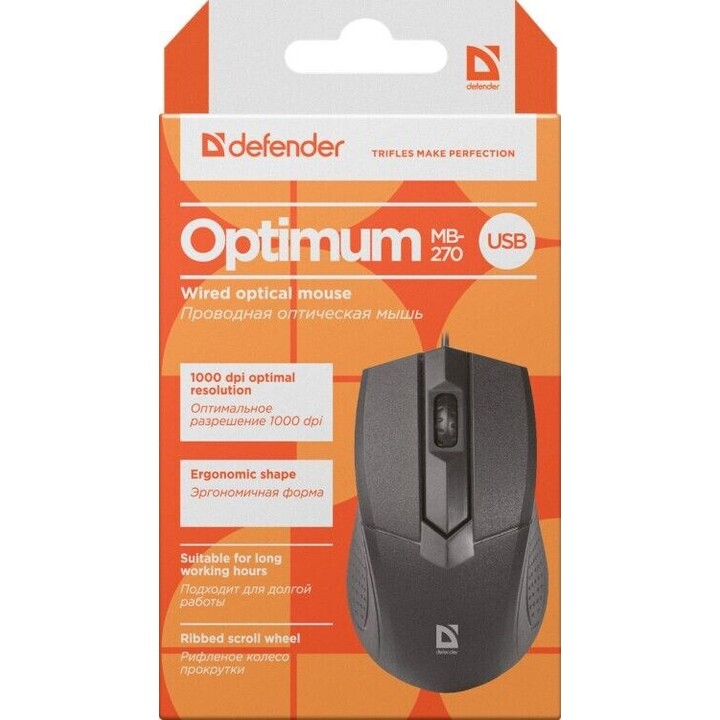 Defender Optimum MB-270 optische Maus schwarz