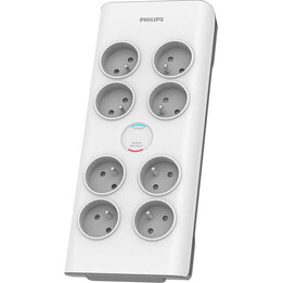 Philips SPN7080WA régua de proteção contra sobretensão branca