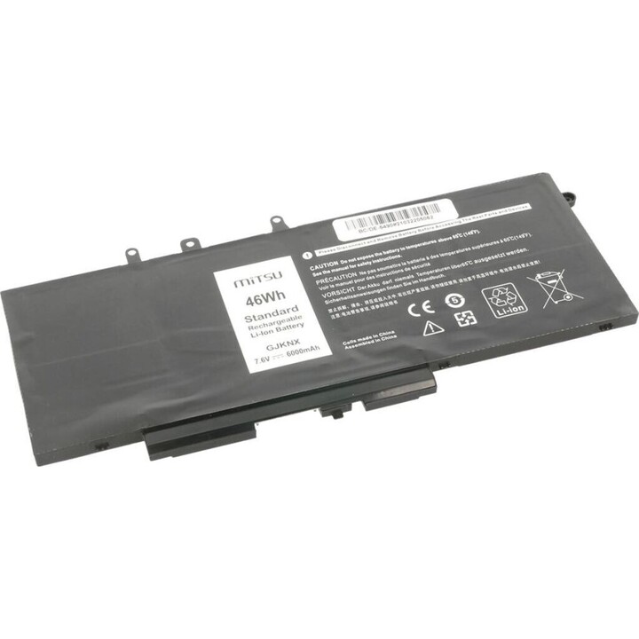 Batería para Dell Latitude 5490, 5590 6000 mAh (46 Wh) 7,6 V