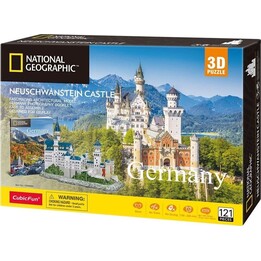 Quebra-cabeça 3D do Castelo de Neuschwanstein da National Geographic