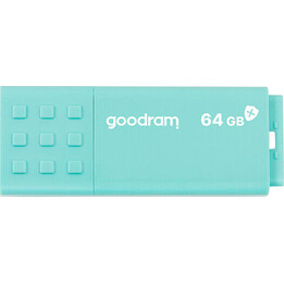GOODRAM UME3 CARE pen drive USB 3.0 64 GB verde-claro
