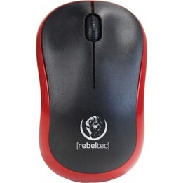 Souris optique sans fil Rebeltec METEOR rouge