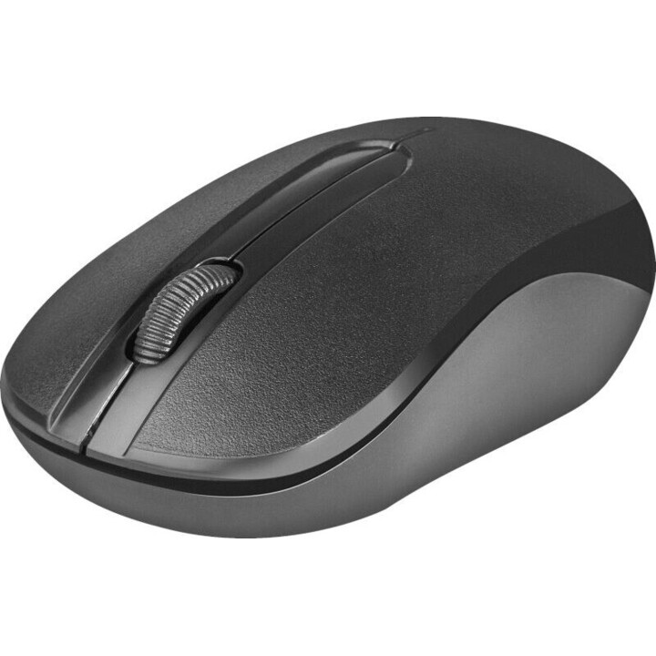 Ratón óptico Hit MM-49 5 RF negro, 1600 ppp