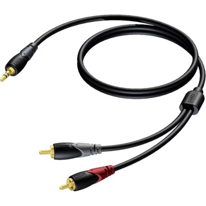 JACK STEREO MASCHIO DA 3,5 MM - 2X RCA/CINCH MASCHIO 5 M