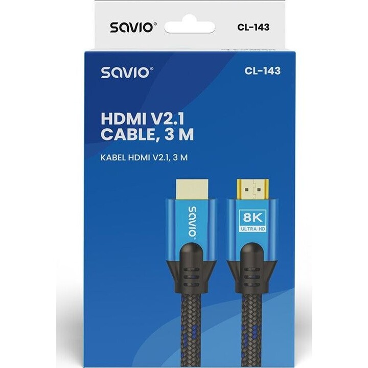 Cable HDMI CL-143 v.2.1 3m