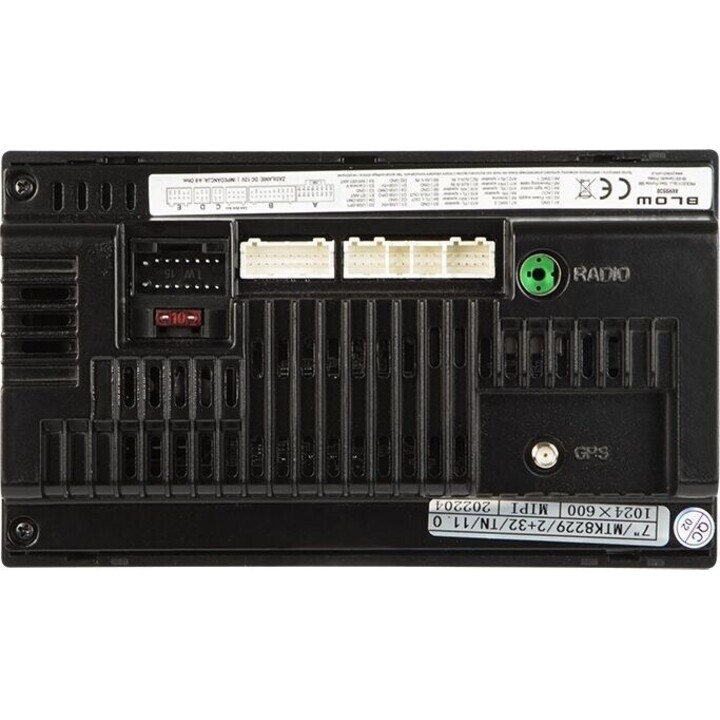 Blow AVH-9930 auto-rádio 2DIN 7" preto com GPS